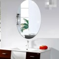 8x11 Oval Acrylic Mirror | Shatterproof Lightweight Wall Mirror thumbnail 1