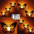 3D Butterfly Wooden Wall Decor | Hanging Tealight Candle Holder Sconce thumbnail 2