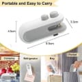 Mini Heat Bag Sealing Machine | Portable Plastic Food Package Sealer thumbnail 3