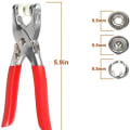 Metal Snap Buttons Pliers Set | 9.5mm Fastener Kit for Sewing & Crafting thumbnail 2