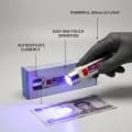 Handheld LED Money Detector & Currency Verifier Violet Torch Lamp K-206 thumbnail 3