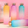 Motivational Time Marker 1L Water Bottle | Gradient Fitness Drinkware thumbnail 1