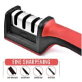 3-Stage Kitchen Knife Sharpener | Ceramic & Steel Blade Repair Tool thumbnail 4