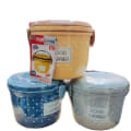 Double Layer Tiffin Box | Stainless Steel Insulated Food Carrier thumbnail 2