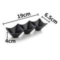 3-Compartment Dipping Sauce Dish - BPA-Free Plastic Condiment Server for Sushi & Dumplings thumbnail 4