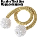2 PCS Magnetic Curtain Tiebacks - Stylish Drapery Holdbacks for Home Decor thumbnail 3