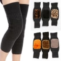 Unisex Winter Warm Knee Warmer Elastic Thermal Knee Support Brace - 1 Pair thumbnail 1