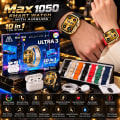 Max 1050 Ultra 3 Smart Watch with Airbuds 10-in-1 Combo AMOLED Display thumbnail 1