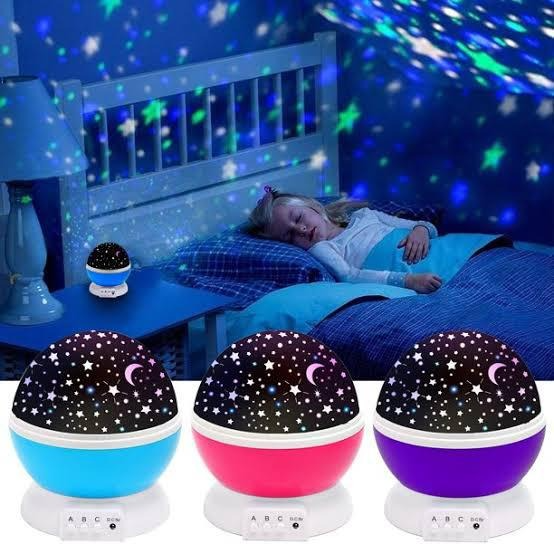 Rotating Star Master LED Lamp | Night Sky Projection Nursery Night Light