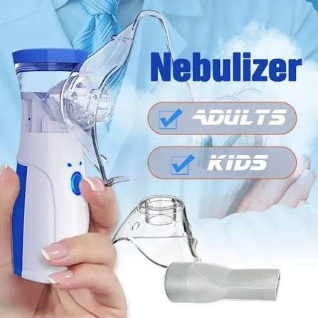 Portable Mesh Nebulizer Machine for Kids and Adults - Silent Ultrasonic Inhaler