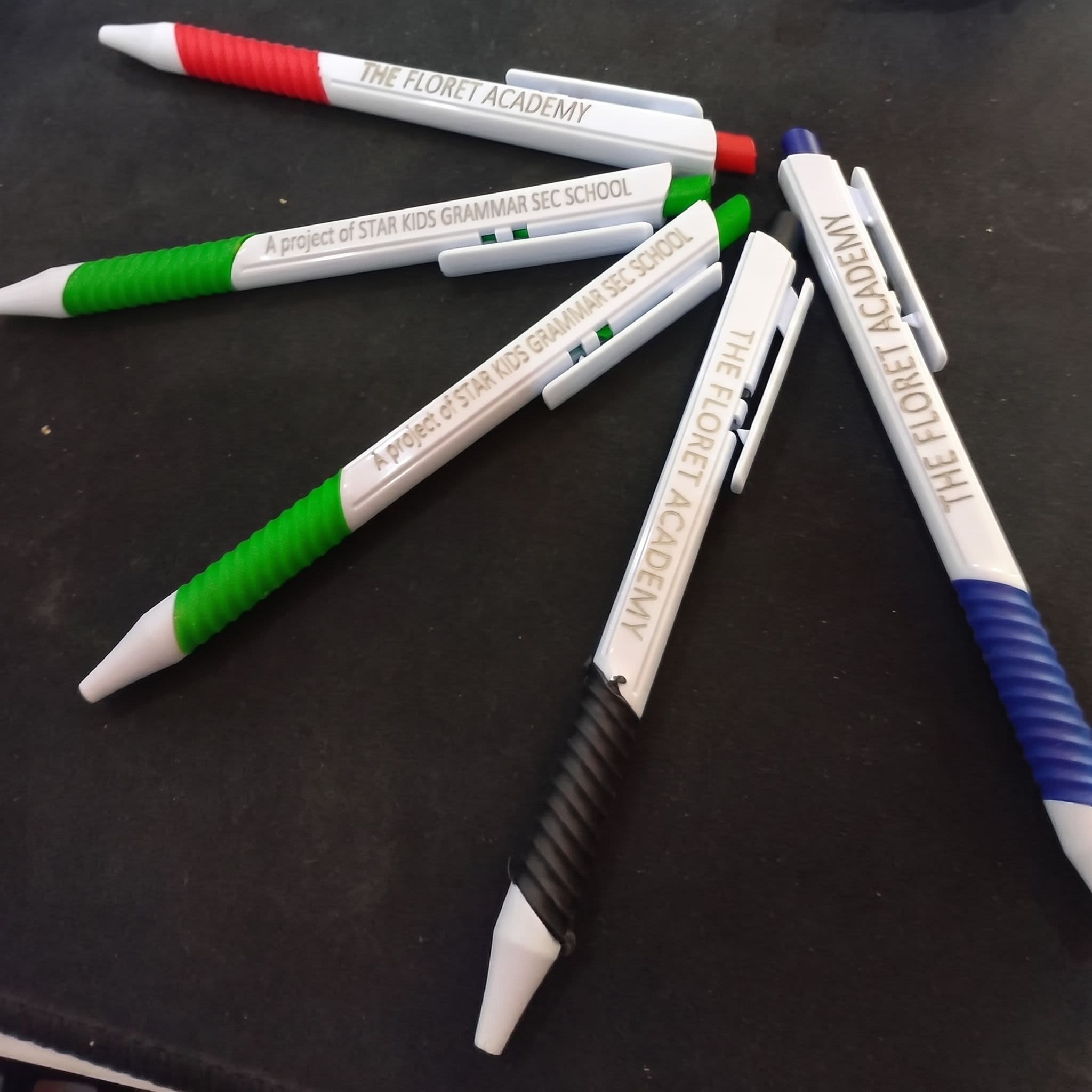 Customized Name Plastic Ballpoint Pen - Personalized Promotional Pen