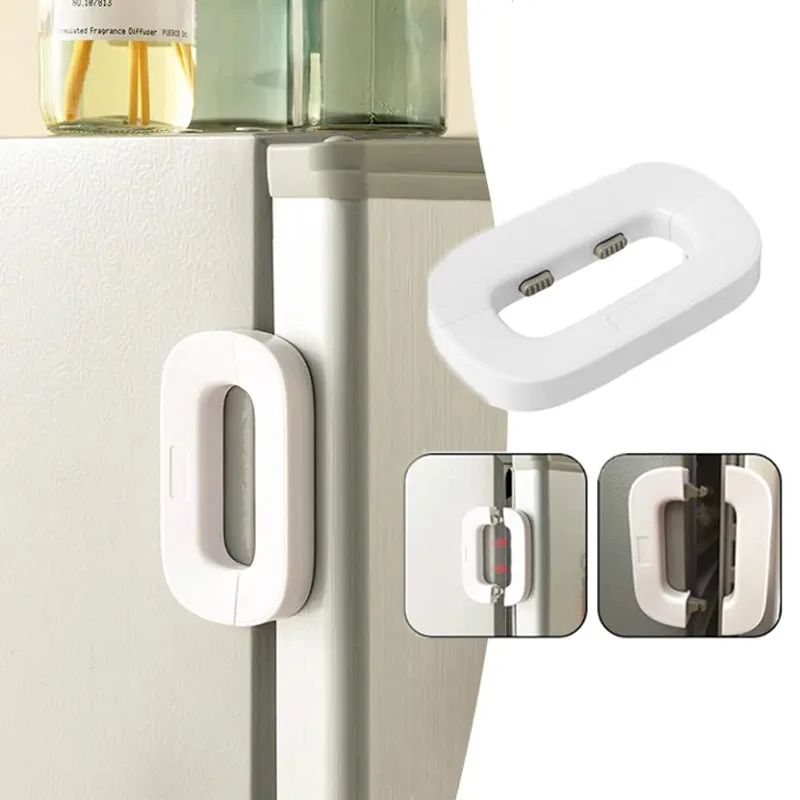Fridge Lock – Child Safety Lock for Kids, Refrigerator Door Safety Lock & Baby Proofing