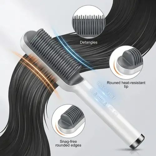 Electric Hair Comb Hair Straightener and Hair Styler Brush Model 909