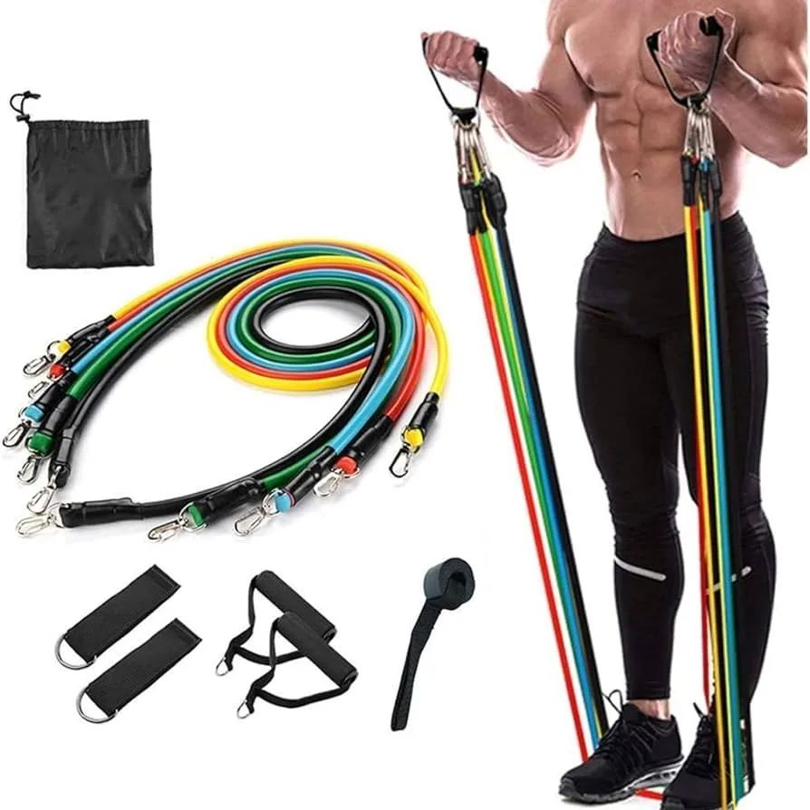 Resistance Gym Band Elastic Fitness Bands for Workout & Strength Training