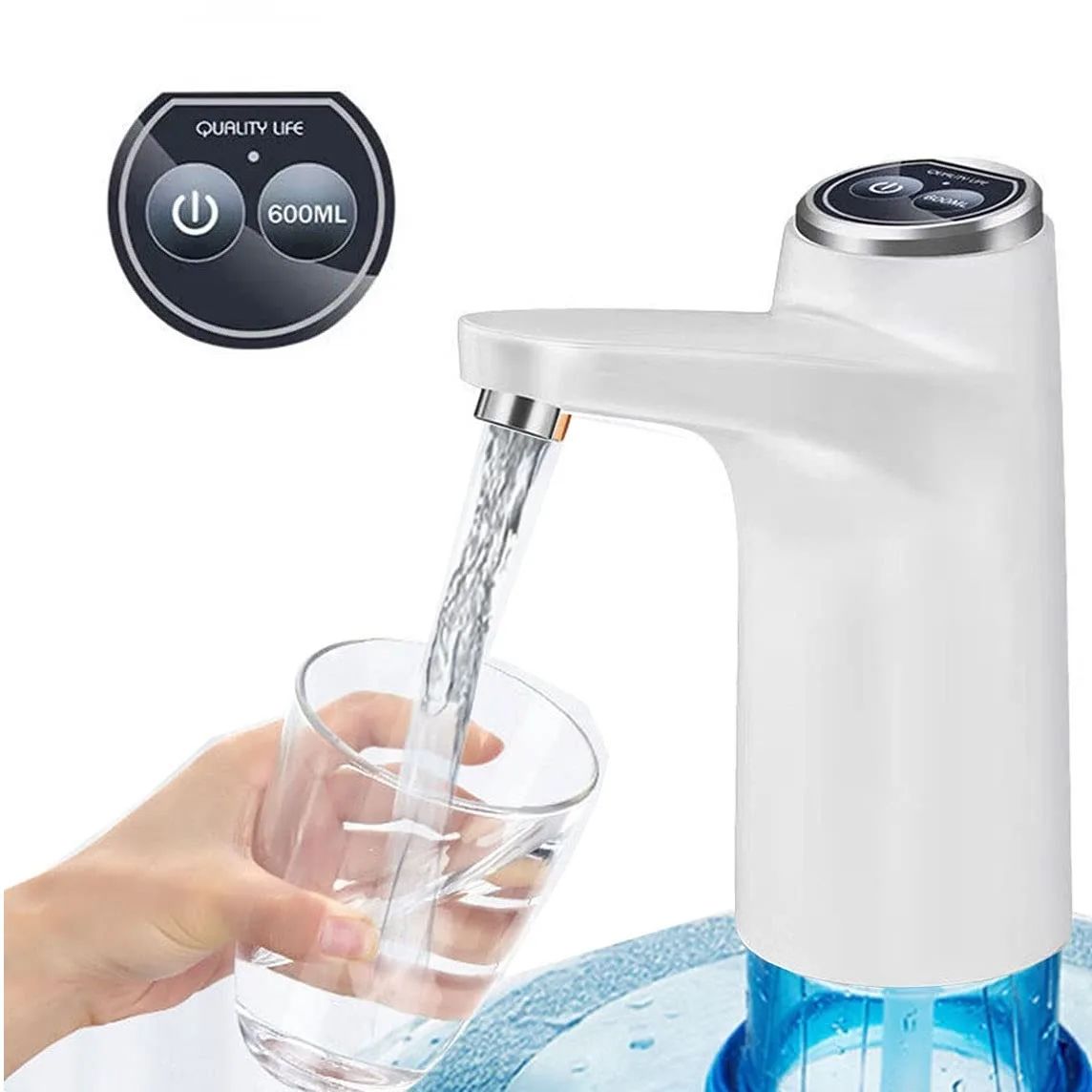 Touch Screen Automatic Rechargeable Water Pump Dispenser