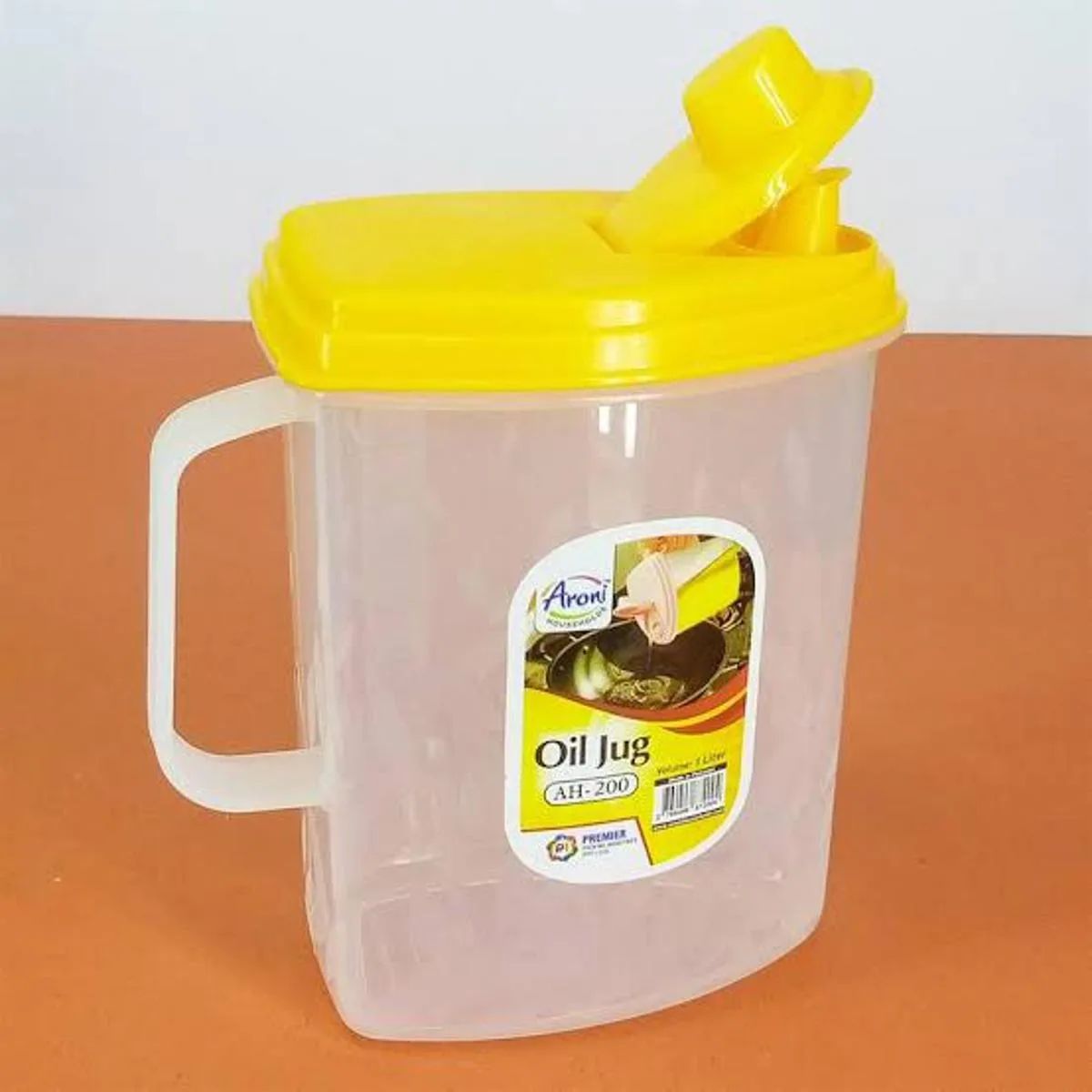 1 Liter Plastic Oil Jug for Liquid Storage Kitchen Cooking Essentials Oil Dispenser