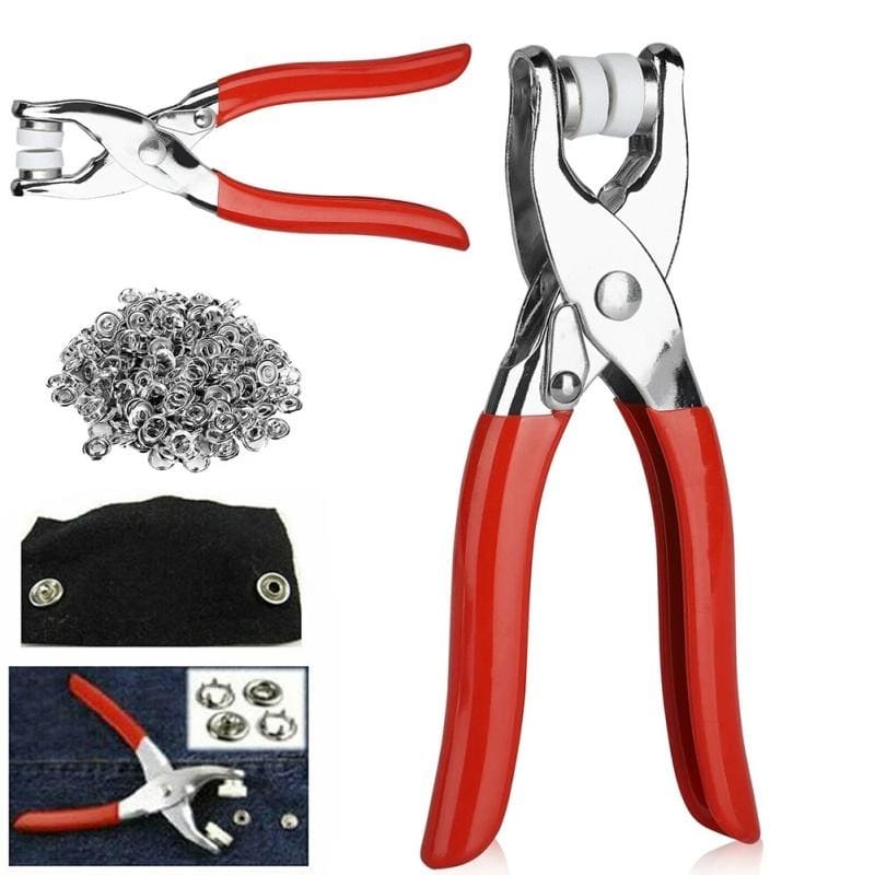 Metal Snap Buttons Pliers Set | 9.5mm Fastener Kit for Sewing & Crafting