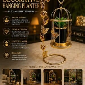 Decorative Birdcage Hanging Planter