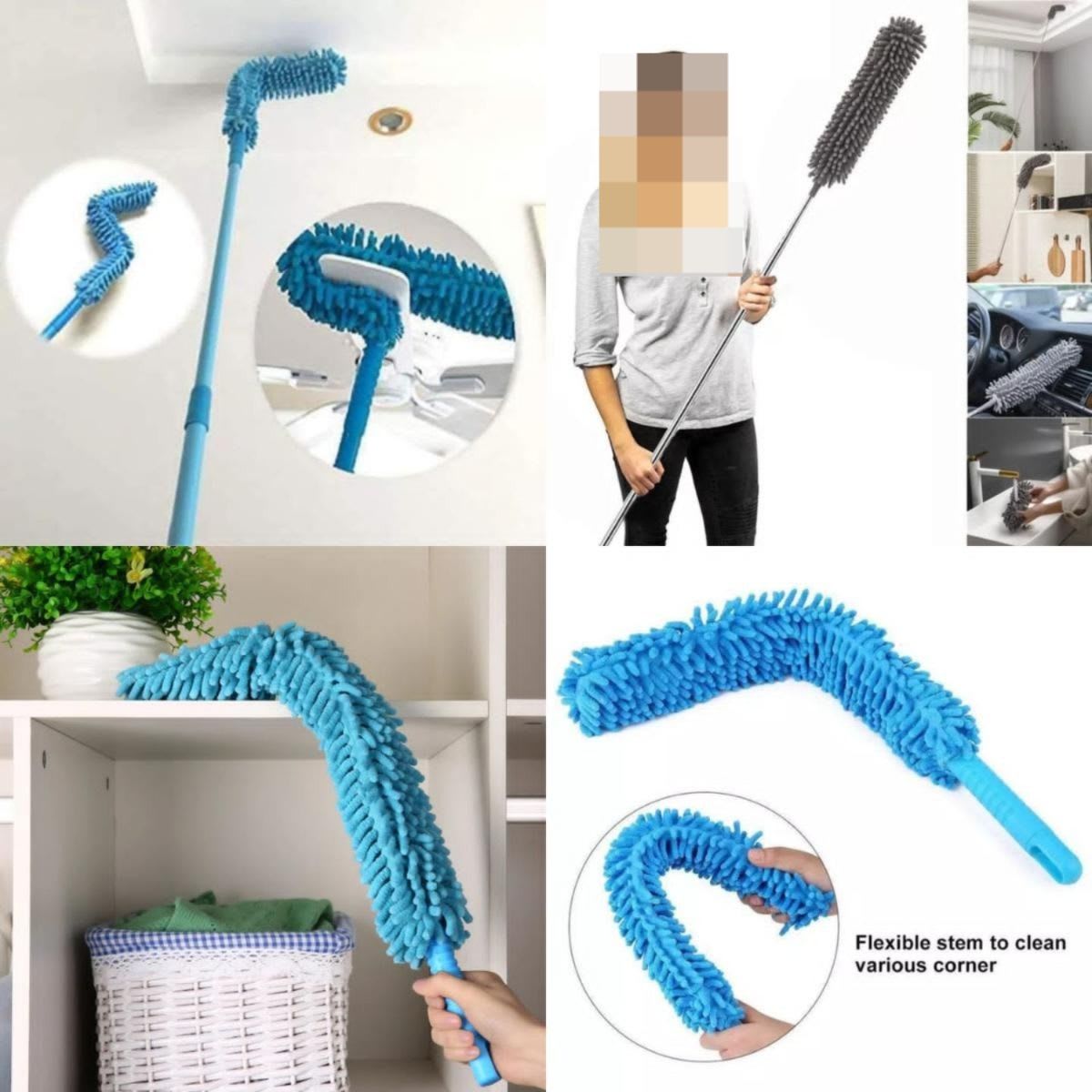 Extendable Microfiber Feather Duster | Bendable Bendable Dusting Brush