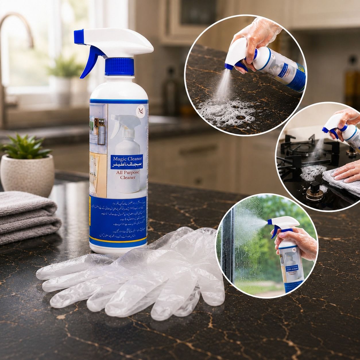 Magic All-Purpose Cleaner Spray | Multi-Surface Household Stain Remover