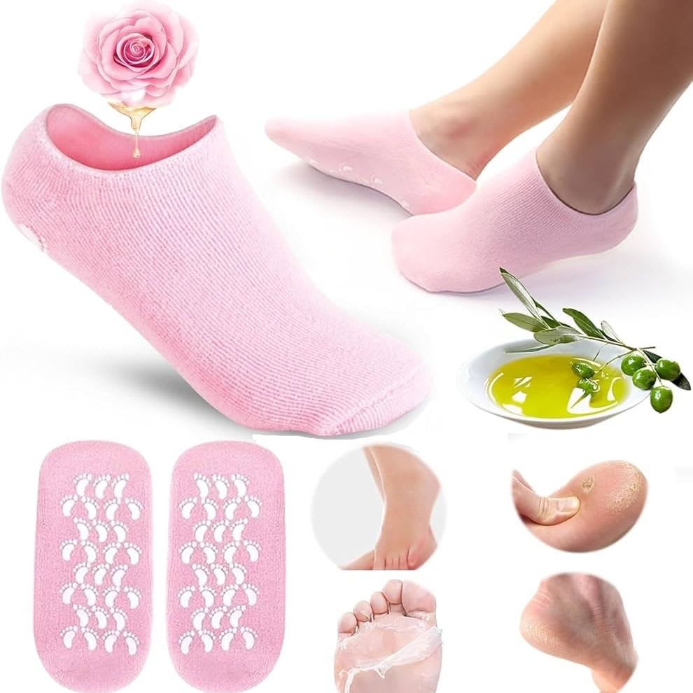 Moisturizing Spa Gel Socks for Soft and Smooth Feet