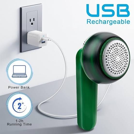 USB Rechargeable Electric Lint Remover & Fuzz Shaver for Clothes