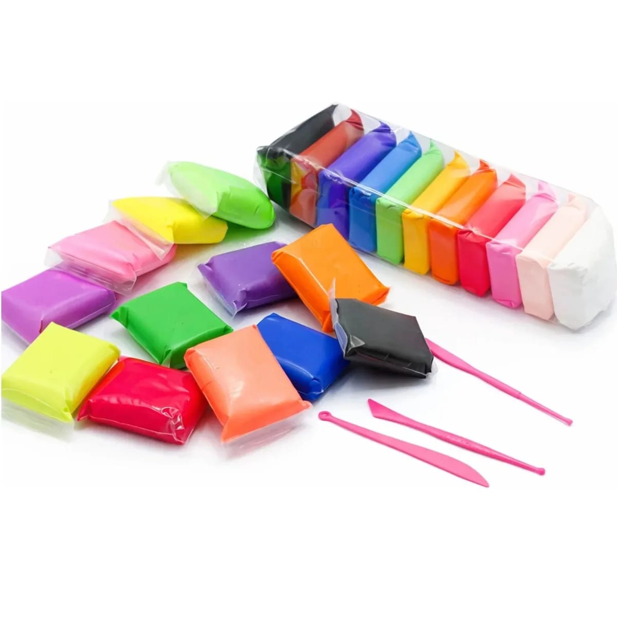 DIY Air Dried Super Lightweight Fomic Clay 12 Vibrant Colours