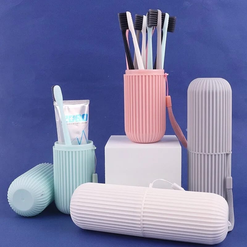 Portable Toothbrush Holder Case Travel Organizer Box