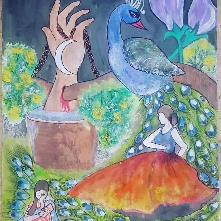 Acrylic paintings