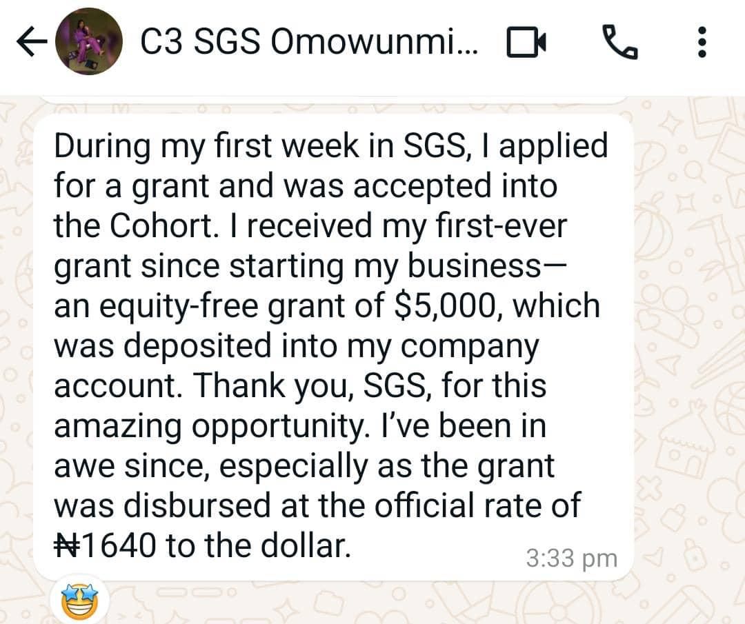 Student win