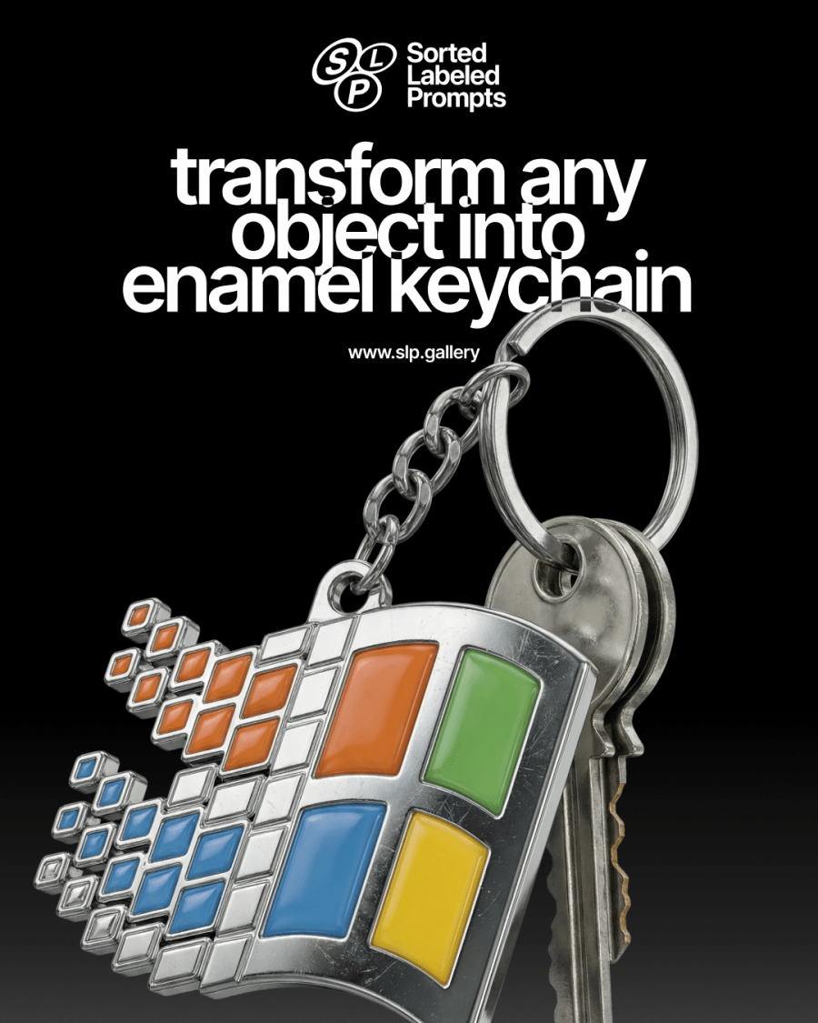 Enamel Keychain