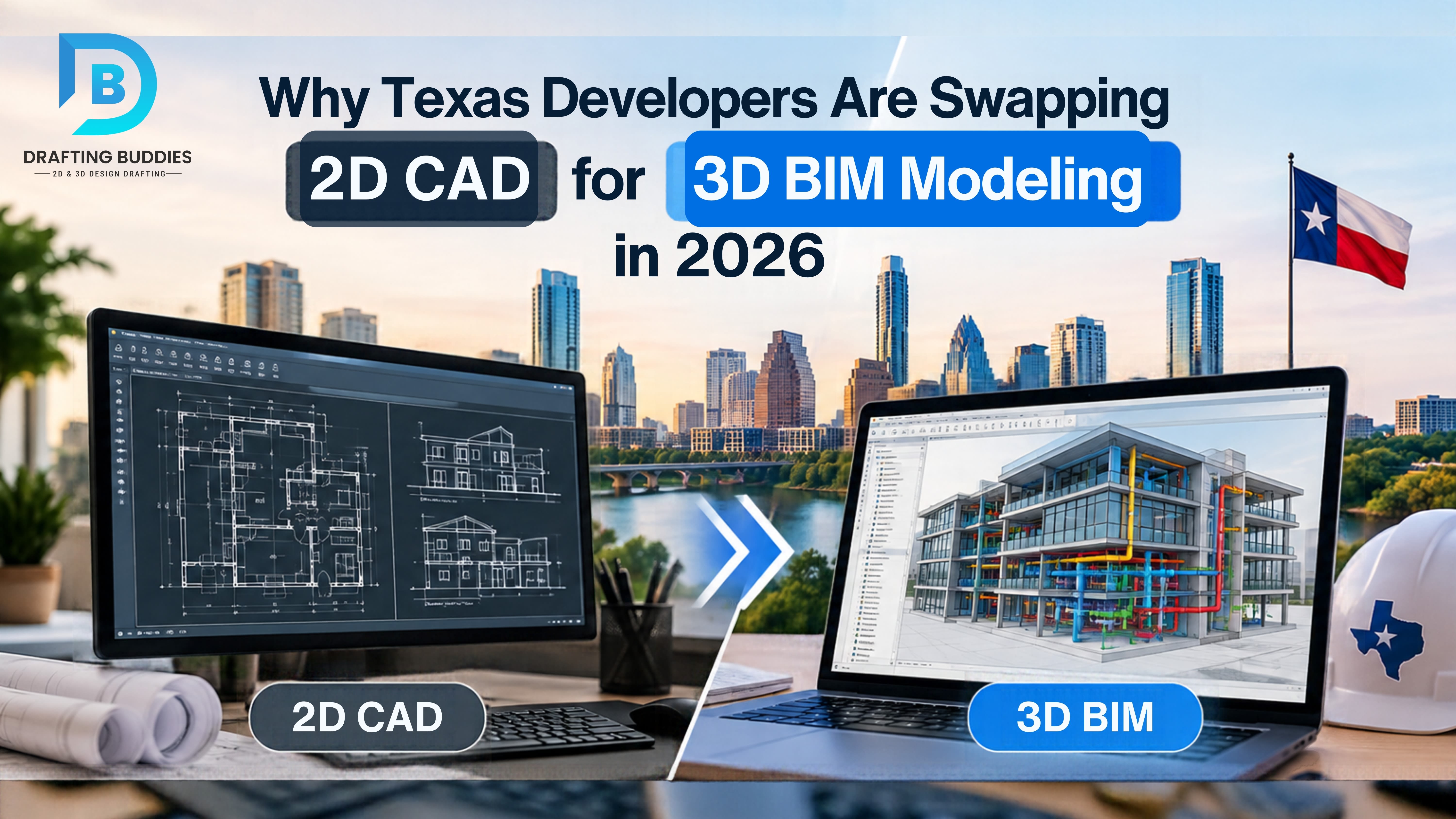 Why Texas Developers Are Swapping 2D CAD for 3D BIM Modeling in 2026