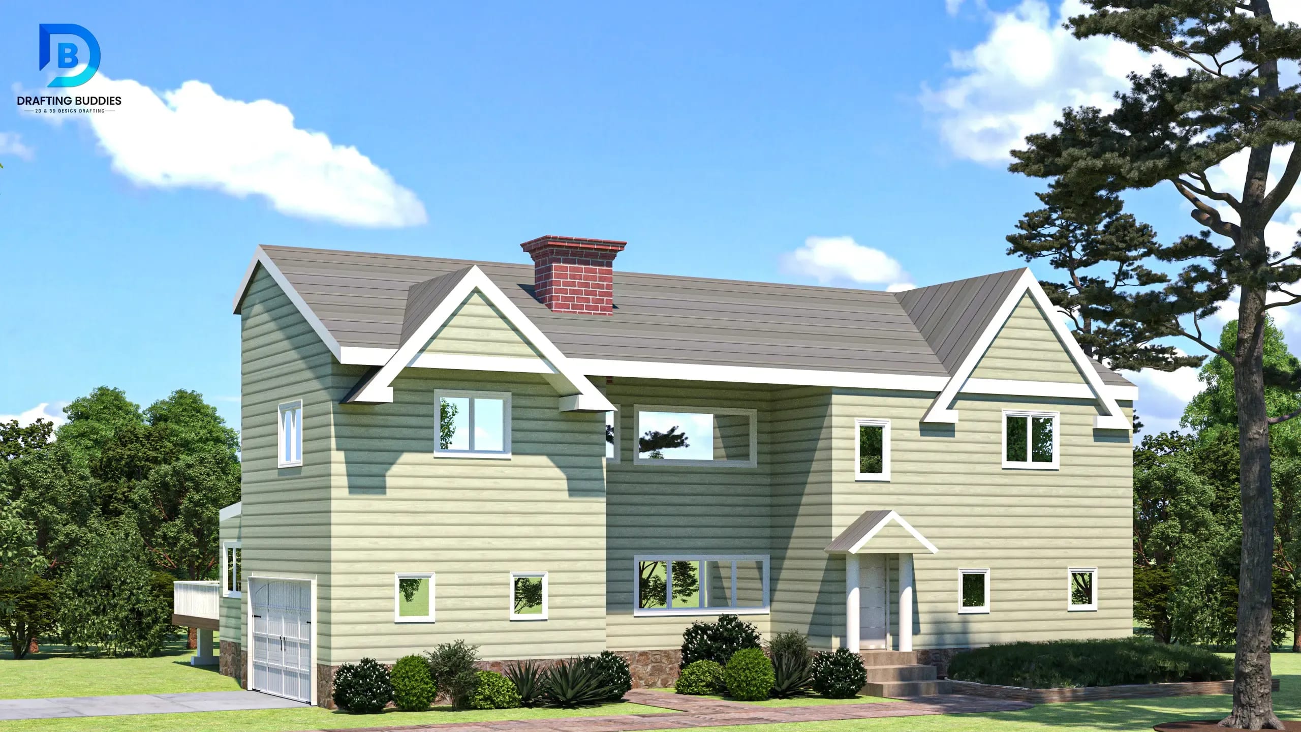 Crystal Palace house plan exterior