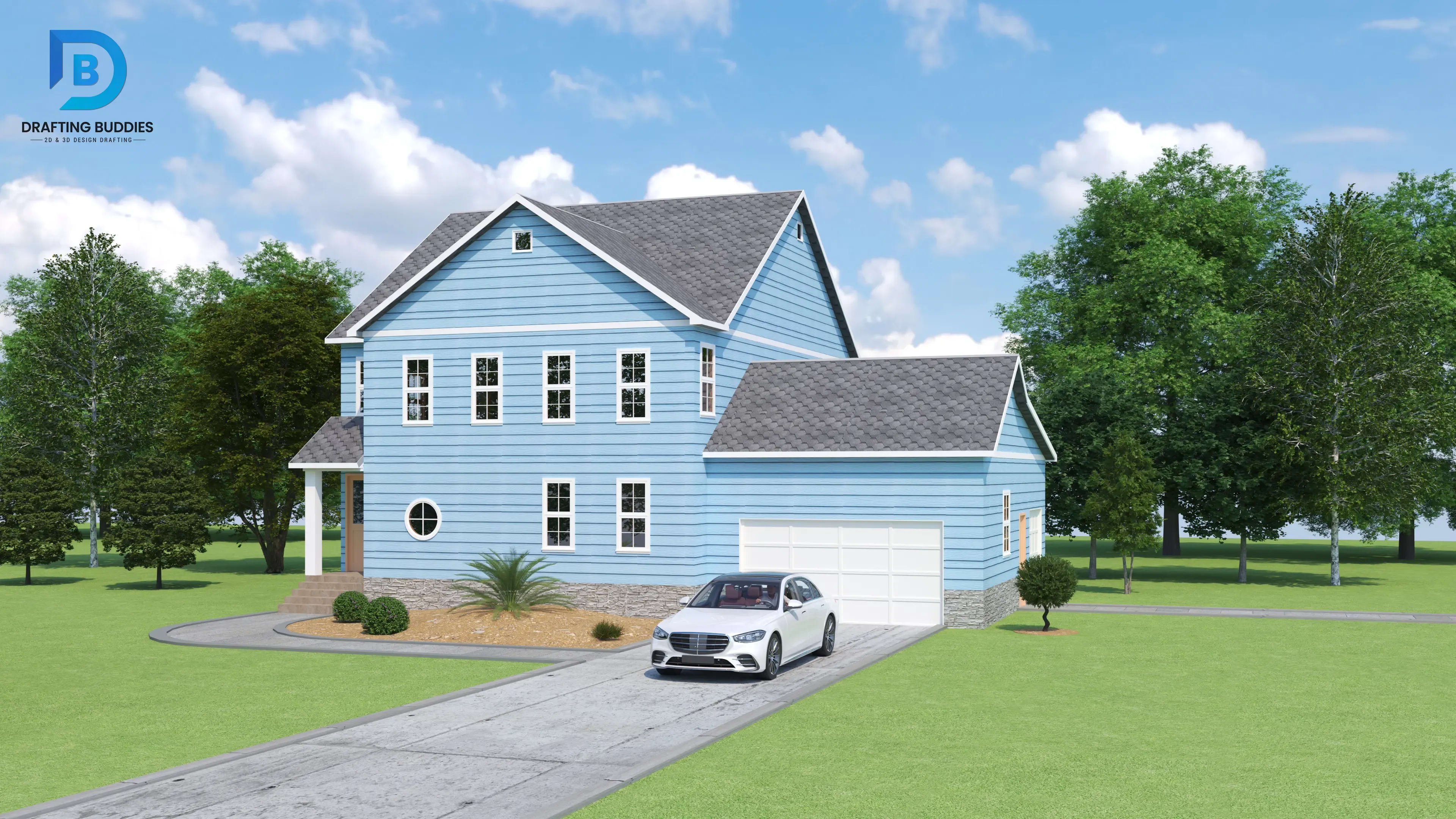 Rustichaven house plan exterior