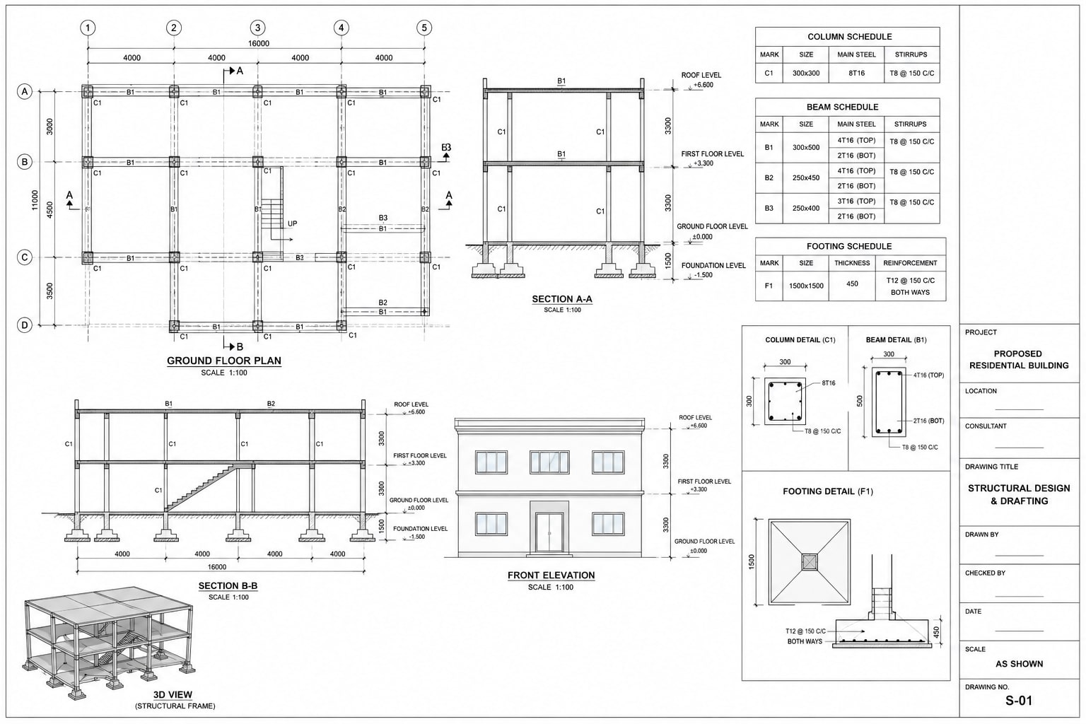 Structural design and drafting documentation for New York projects