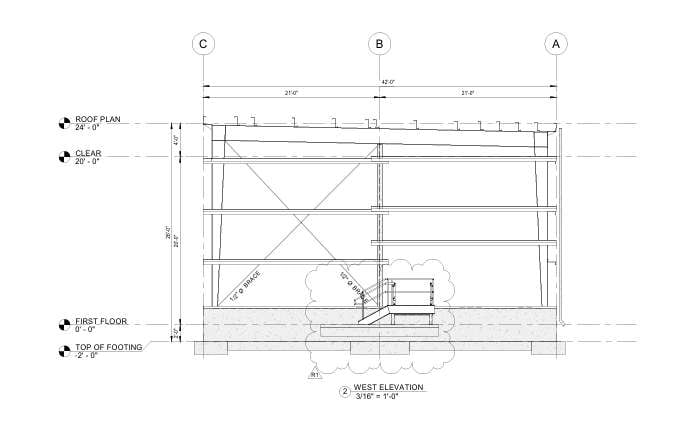 MEP ductwork and piping coordination drawings for construction fabrication