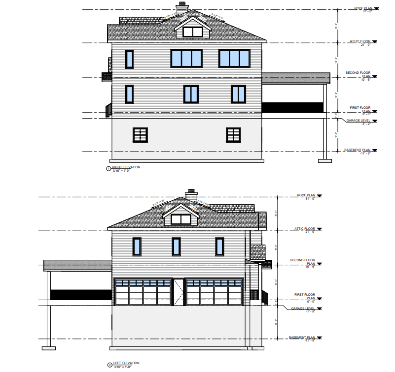 Permit plan review checklist for building department submission - complete permit drawing set with code compliance documentation