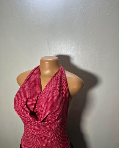 Flowery cowl neck top 9