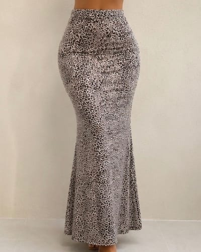 patterned maxi skirt 41
