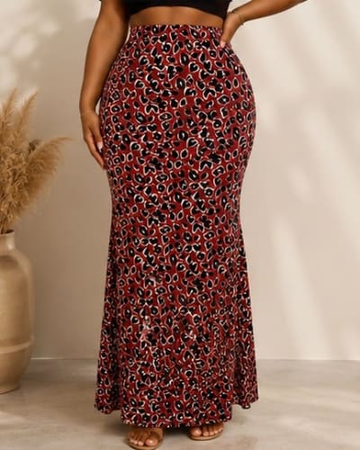 Pattern maxi skirt 3