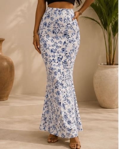 Pattern maxi skirt 12