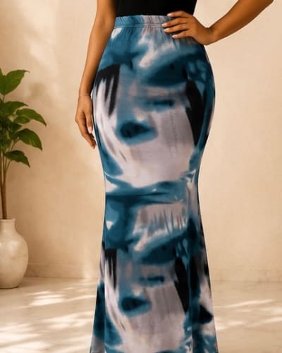 Patterned maxi skirt 18