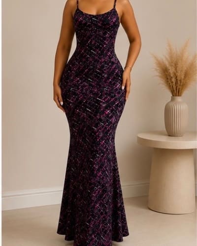 Pattern maxi gown 5