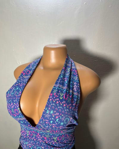 Pattern alter neck top 30