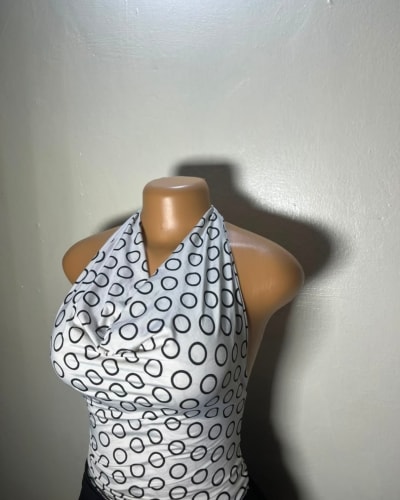 Flowerly cowl neck top 47