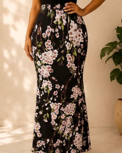 Patterned maxi skirt 21