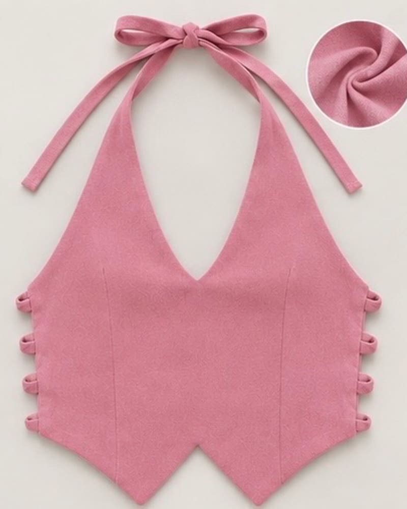 Stylish waistcoat in Light Pink