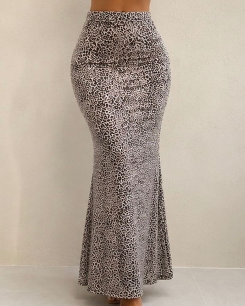 patterned maxi skirt 41 in Pattern