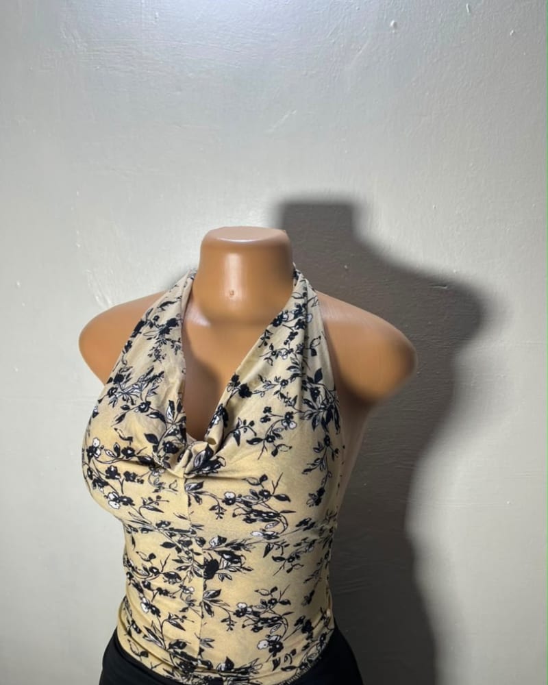Flowery cowl neck top 4 in Flowery cowl neck top 4