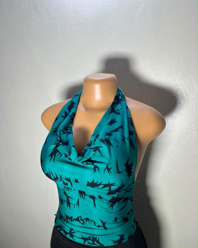 Flowery cowl neck top 7 in Flowery cowl neck top 7